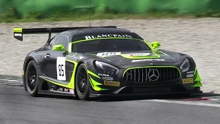 Mercedes AMG GT3 Sound - Accelerations, Fly Bys & Downshifts