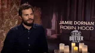 Jamie Dornan enjoys getting dirty | Robin Hood Interview | Extra Butter