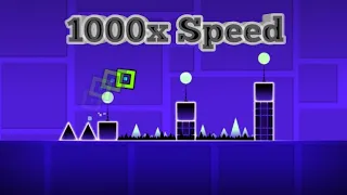 Stereo Madness but the speed changes every time a spike gets jumped over