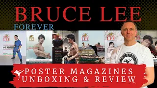 Bruce Lee Forever 7 Poster Magazines Unboxing & Review #brucelee #unboxing #magazine #kungfu