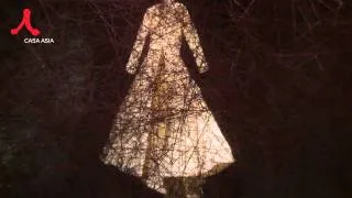 Exposición: "Sincronizando hilos y rizomas", de Chiharu Shiota