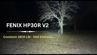 Fenix HP30R V2 Headlamp Constant 1800 Lumen Test