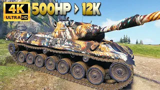 Leopard 1: Amazing game with only 500hp left - World of Tanks