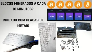 PLACA DE METAL PARA ANOTAR SUAS PALAVRAS? - OS BLOCOS NÃO SÃO MINERADOS A CADA 10 MINUTOS