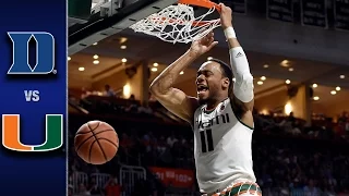 Duke vs. Miami Men's Basketball Highlights (2016-17)