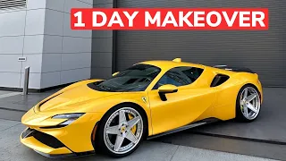 Unbelievable One-Day Ferrari SF90 Makeover!