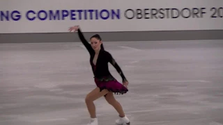 Ekaterina Anisimova   Bronze Ladies I Artistic Oberstdorf 2017