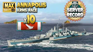 Cruiser Annapolis: NA damage record & 10 ships sunk - World of Warships