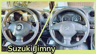 SUZUKI JIMNY 🚙 Steering Wheel SWAP Replacment How to remove replace Modification AirBag Kierownica