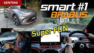 smart #1 BRABUS Tested on Genting - Such Fun! Laughing All the Way | YS SKhong Driving