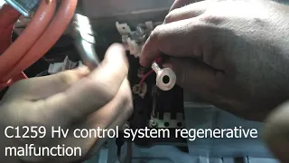 C 1259 Hv control system regenerative malfunction