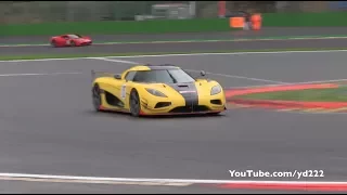 1160 HP Koenigsegg Agera RS ML - LOUD SOUNDS on Spa Francorchamps F1 Track