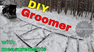 How I Make the Perfect Winter Trails | Homemade Snowmobile Trail Groomer