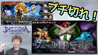 【DFFOO】ガチャチケチャレンジしてCHAOSクリアするまで眠れません【ヘレティック】【ヴェール纏う奇術師】