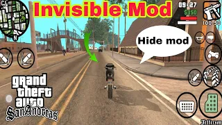 Invisible CJ Mod gta sa Android | hidden mod gta sa android | Gta sa | para mod GTA San Andreas