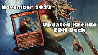 Updated Krenko Mob Boss, EDH Deck-tech! (November 2023)