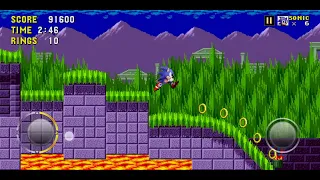 Sonic series:Marble zone, Sonic 1.