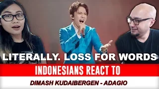 Indonesians React To Dimash Kudaibergen performs Adagio - THE SINGER 2017 (REACTION)