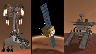 Recreating Every 2021 Mars Mission In Stock KSP!