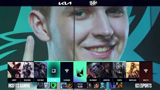 LEC Summer 2021 | Day 9 Game 4 (MSF vs G2)