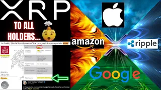 💥 XRP HOLDERS NEED TO SEE THIS 📈 Ripple XRP 🌊 Google 🌎 Amazon 🔥 Apple 💨 MUST SEE💣