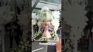 Miss International 2005 Lara Quigaman at the 2022 Grand Santacruzan