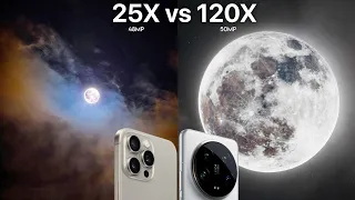 Xiaomi 14 Ultra VS iPhone 15 Pro Max Live Zoom Test Comparison
