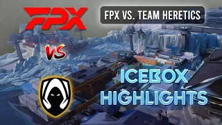 EPIC SHOWDOWN! FPX vs. Team Heretics ALL Icebox Highlights ❄️ | VCT Masters Shanghai