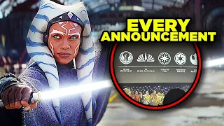 AHSOKA Trailer Reaction + THREE New Star Wars Movies! Full Panel Breakdown! #SWCE