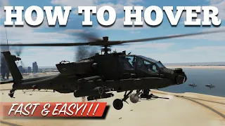 AH-64D Apache: How To Hover Super Fast & Easy! | DCS World