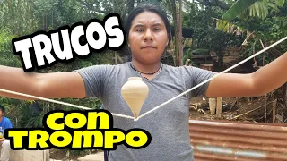 😯 TRUCOS con trompo de MADERA 2022