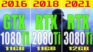 GTX 1080Ti vs RTX 2080Ti vs RTX 3080Ti || PC GAMES TEST ||