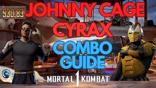 Johnny Cage Cyrax Kameo Combo Guide - Mortal Kombat 1