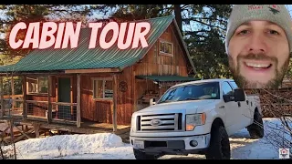 OFF GRID Cabin Tour | Derby Canyon Cabin | LOTL