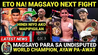 MAGSAYO vs MARTINEZ Unification Fight | MARK MAGSAYO Target Maging Undisputed Champion