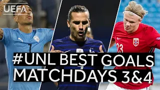 ZAHAVI, GRIEZMANN, HAALAND: #UNL BEST GOALS, Matchdays 3&4