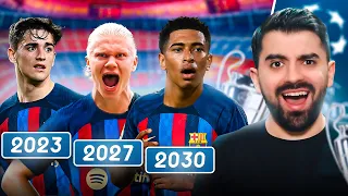 بكل موسم رح اتعاقد مع لاعب واحد حتى برشلونة يفوز بدوري الأبطال 🏆 FIFA