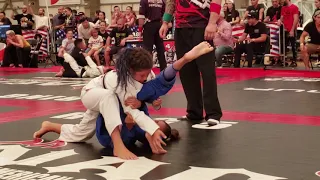 9/21/2019 NAGA California Grappling Championship Match 1 Lariah Gill vs. Bianca Nassif