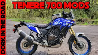 Yamaha Tenere 700 Mods Install: Handguards, Rack, Crash Bars, Footpegs, Radiator Guard, and More