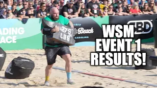 World's Strongest Man EVENT 1 RESULTS!