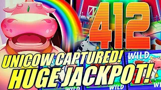 ★JACKPOT HANDPAY!★ HUGE UNICOW CAPTURED!! 412 FREE GAMES! JOURNEY TO THE PLANET MOOLAH Slot Machine