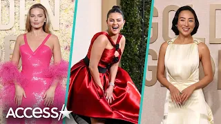 Margot Robbie, Selena Gomez & More 2024 Golden Globes Fashion