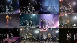 Michael Jackson TDCAU 12 Live Versions Synced Together (enhanced video, special 2000 subs)