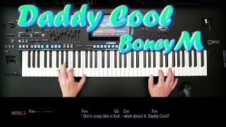 Daddy Cool - BoneyM, Cover. eingespielt mit titelbezogenem Style auf Yamaha Genos.