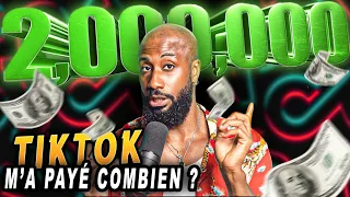 Combien TIKTOK m’a payé pour 2 000 000 vues en 2024