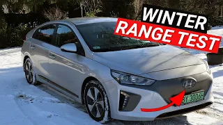 🔌❄️ Hyundai Ioniq Electric 2017 Winter Challenge: Power Consumption & Range Unveiled! ❄️🔌