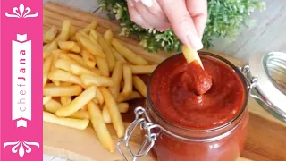 YOU WILL NEVER BUY KETCHUP AGAIN! HOMEMADE EASY KETCHUP RECIPE