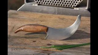 Knife making, making my first herb knife.