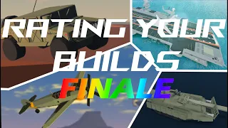 Rating Your Builds from Discord Finale!!! | Roblox Plane Crazy