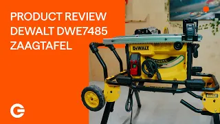 Product Review: DeWALT DWE7485 Zaagtafel  | Gereedschapcentrum